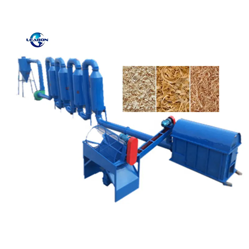 Leabon fornisce essiccatore per tubi di trucioli di legno per essiccatore di buccia di riso di segatura
