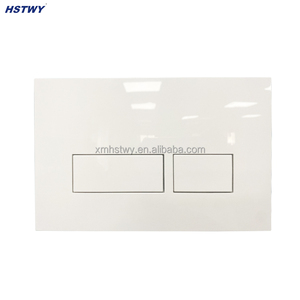 F5120 Cisterna oculta montada en la pared Placa de descarga cromada para baño con botón de presión Panel de empuje Compatible HST WDI Geberite