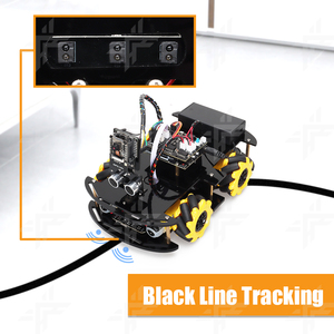 Tscinbuny 4WD ESP32 kam Omni Robot kiti programlanabilir engel kaçınma takip akıllı kamera Robot araba başlangıç kiti Arduino için