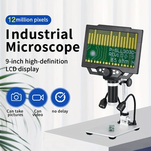 Microscopio electrónico personalizado, microscopio electrónico Digital de 9 pulgadas, reparación de teléfonos móviles, placa de circuito, ordenador - Product Image 5