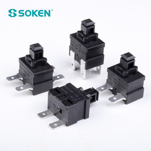 SOKEN rettangolare pcb push button switch 250v 16a PS23-16-2C 2 pole - Product Image 5