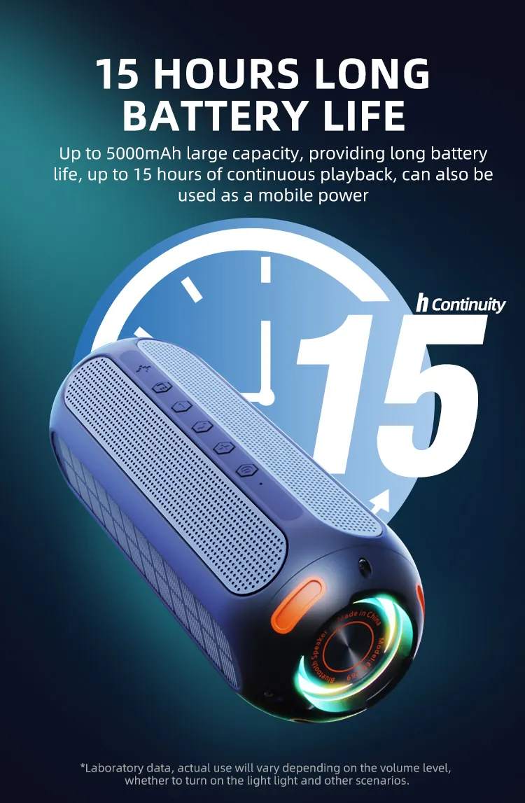 ES-T69 2 Panel Surya Bluetooth Speaker Bass Kualitas Tinggi Grosir Keras