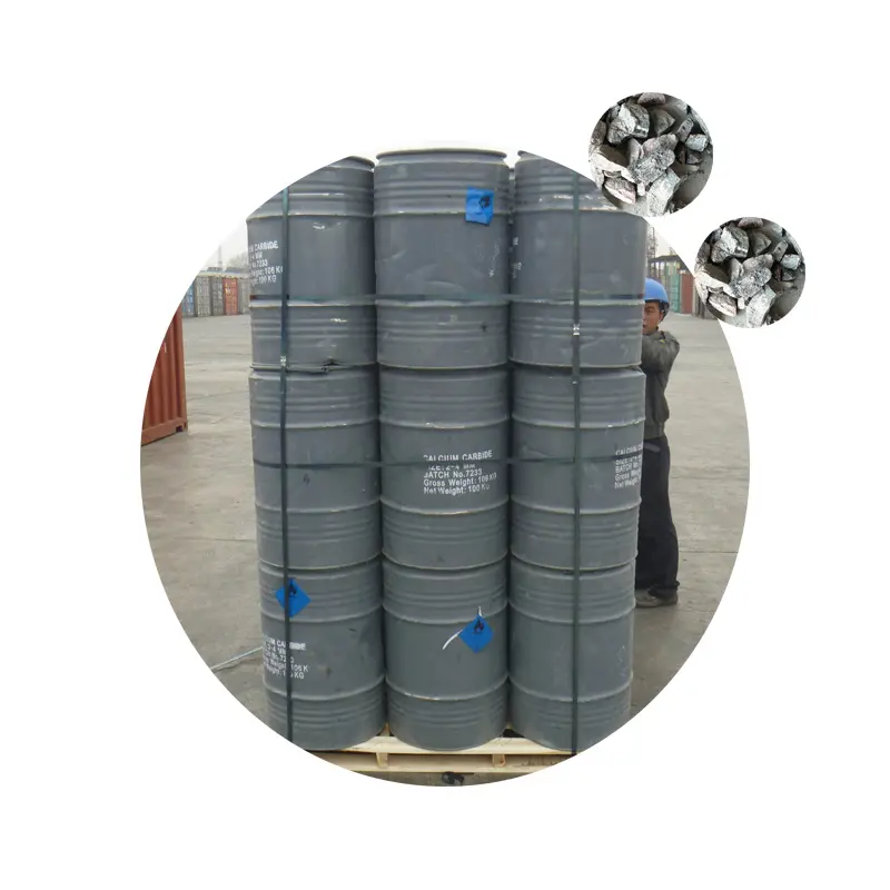 Fábrica preço direto design moderno exportação 25-50mm tambor carboneto de cálcio