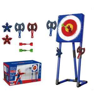 Huiye rìu ném trò chơi thiết lập bao gồm 2 sao phi tiêu & 2 trục gấp trong nhà ngoài trời thể thao trò chơi đồ chơi phi tiêu & dartboards - Product Image 2