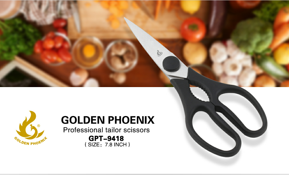 Household multifunctional Kitchen shears Kitchen scissors snipping vegetables scissor safe fruit cut Tesoura. stainless steel