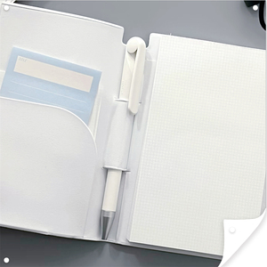 Fábrica al por mayor Sticky Note Notebook A5 Business Office Soft Diary Notebook Business Notepad y logotipo personalizado - Product Image 4