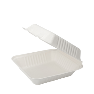 ภาชนะใส่อาหารแบบใช้แล้วทิ้งกล่องทำจากชานอ้อยสำหรับร้านอาหาร - Product Image 1