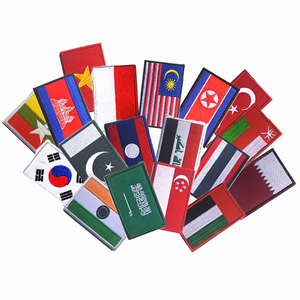 マルチカムとブラックの米国旗IR赤外線反射パッチ戦術フックシールチームパッチ反転バッジ - Product Image 1