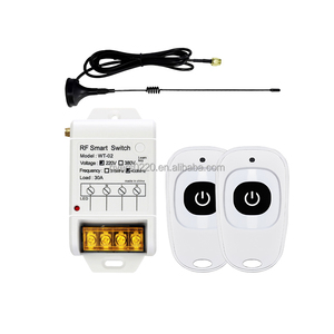 220V industriale a canale singolo lampada a distanza interruttore scatola di alimentazione + BYD impermeabile 4 pulsante controller wireless interruttore telecomando - Product Image 1