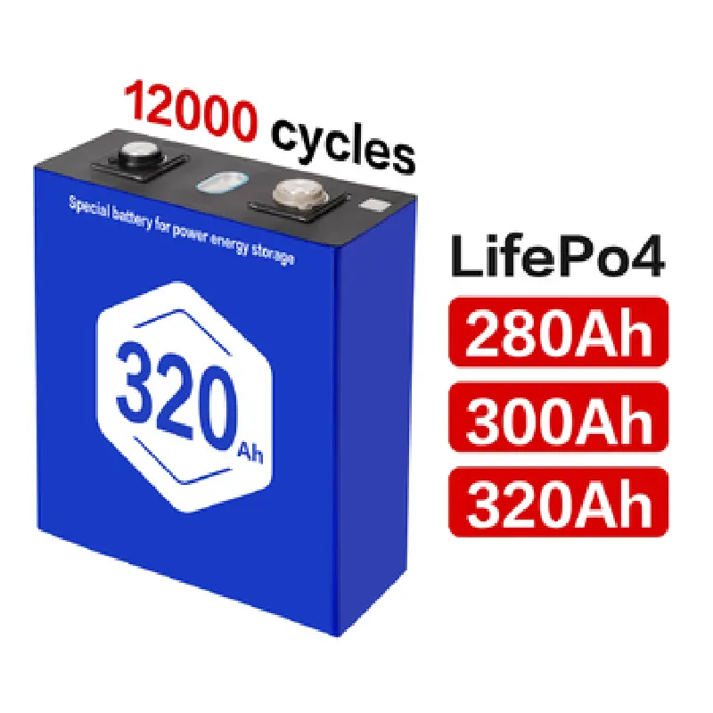 Ciclo di vita del 12000 Hithium 300Ah 3.2V Lifepo4 batteria a casa accumulo di energia solare 280Ah 304Ah Hithium agli ioni di litio lifepo