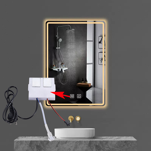 Logo Custom Dual Power Switch To Anti-Fog Film Dimmer Touch Smart Switch For Led Light Mirror - Product Image 6