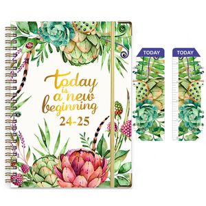 Hot Sale Custom 2024-<strong>2025</strong> A5 Daily Paper Planner Journal <strong>Notebook</strong> with 71sheets for Students - Product Image 2