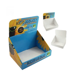 Expositor de mostrador PDQ hecho a medida Caja de exhibición de mostrador de cartón corrugado plegable al por menor - Product Image 1