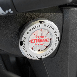 Rotación Spin Push One Click Llavero Protector de encendido del motor Anti-Scratch Car Start Stop Button Cover - Product Image 6