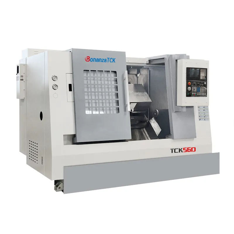 Máquina de torno CNC para proveedor de fábrica de torno de metal TCK56Y