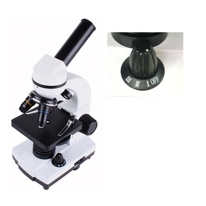 XSP-1405B 45度倾斜可旋转单目观察头部学校实验室发光二极管照明生物显微镜 - Product Image 4