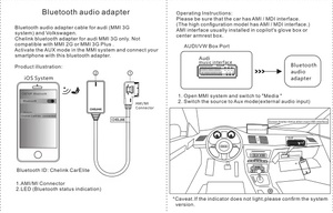 Audi Q5 A6L A4L Q7 A5 S5 MMI 3G AMIオートエレクトロニクスアクセサリAUX Bluetoothオーディオマルチメディアアプリケーション用マルチメディア - Product Image 6