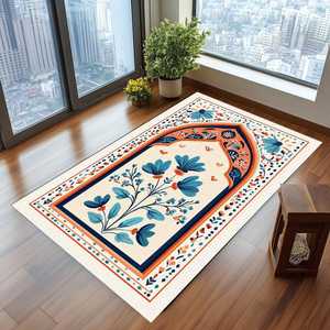 Soft Portable Prayer <strong>Mat</strong> for Mosque and Home | Lightweight Islamic Rug