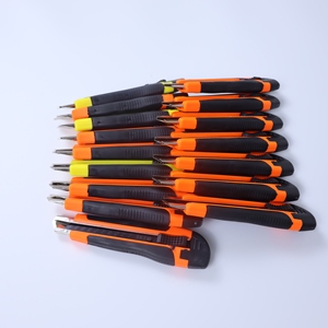Box <strong>Cutter</strong> Heavy Duty Shell Stainless Carbon Steel Blade <strong>9mm</strong> Abs Automatic Retract Utility Knife for Cutting - Product Image 1