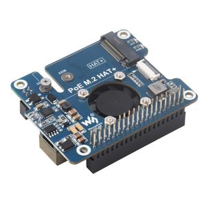 Adattatore PCIe To M.2 con funzione PoE per Raspberry Pi 5, supporta protocollo NVMe M.2 a stato solido Drive, cappello Raspberry Pi 5 PoE - Product Image 1