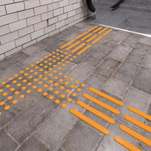 PVC bảng mù cảnh báo Pad nhựa mù sàn gạch vỉa hè hướng dẫn gạch podotactil PVC xúc giác lát gạch mù đường - Product Image 6