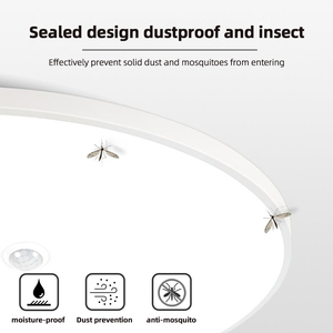 モダンLED天井ランプアクリルカバー付き表面実装PIRモーションセンサー寝室用 - Product Image 4