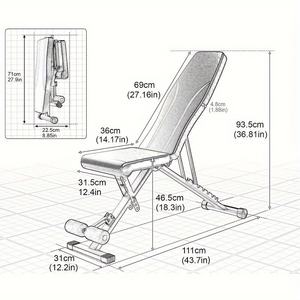 高品質の機能を備えた高品質の折りたたみ式ジムベンチおよびスクワットマシンプレス傾斜/傾斜重量ベンチ