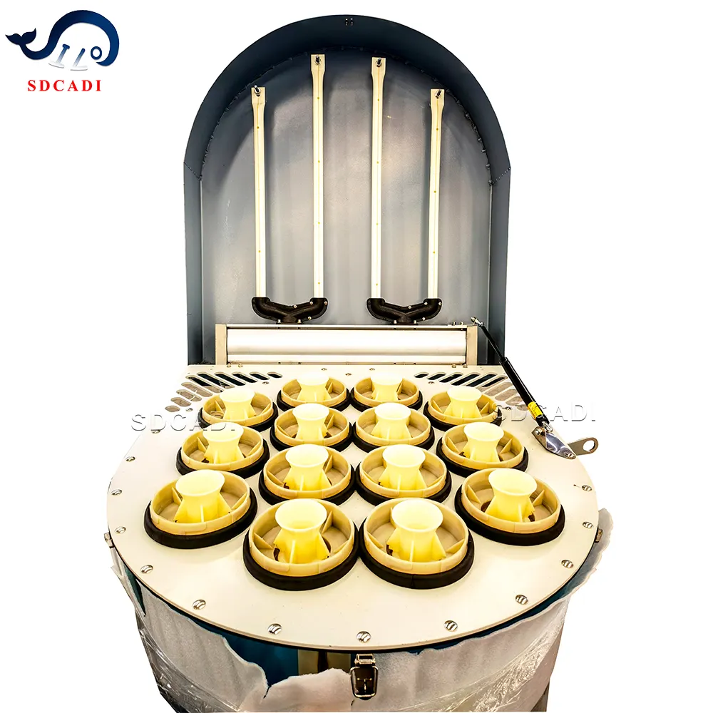 Contenedor decente Manual automático personalizado profesional SDCAD depende del sistema de extracción del colector de polvo ciclónico de volumen de aire