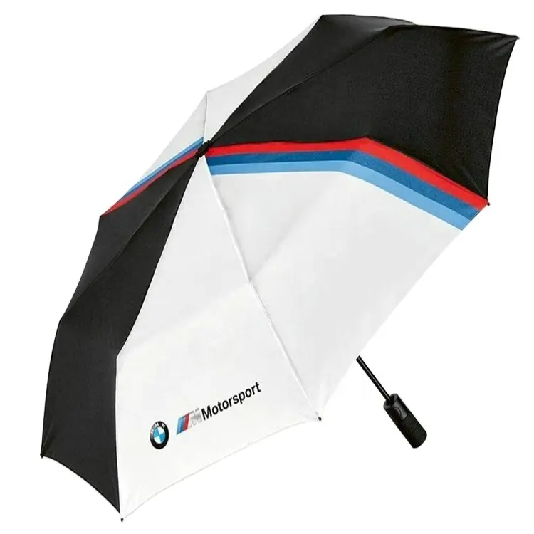 Auto open and close BW motorsport high end racing car three fold umbrella car umbrella
