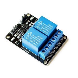 Modulo relè 5V 12V con isolamento optoaccoppiatore modulo relè a 2 vie - Product Image 1