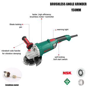 工地角磨机切割磨削工具切割机迷你无绳角磨机可变150毫米 - Product Image 3