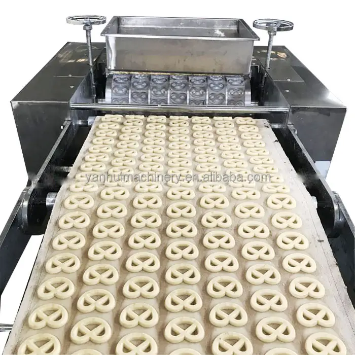 Commerciële Chocolade Chip Industriële Boter Dropping Cookie Cutting Vormen Pers Deegbal Depositor Making Machine