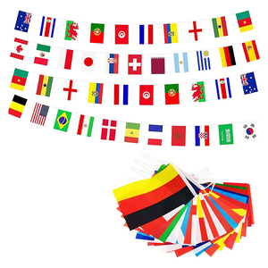 Países personalizados Bunting Flag National World String Banner Triángulo Banderas Bunting String Flag Outdoor - Product Image 3