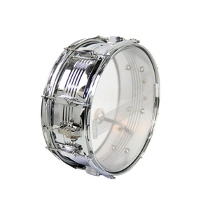 Venta caliente OEM ODM Steel Shell 14*5,5 pulgadas <span class=keywords><strong>Snare</strong></span> Drum Instrumento de música profesional <span class=keywords><strong>Snare</strong></span> Drum con Snappy <span class=keywords><strong>Snare</strong></span> - Product Image 1