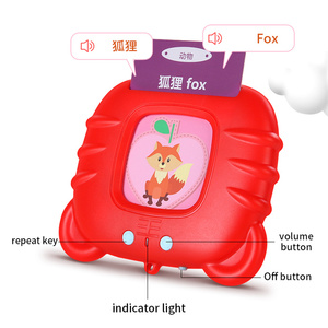 <strong>Learning</strong> Toys Kids <strong>Chinese</strong> English Word Language 112pcs Talking Flash Cards Early Education Machine - Product Image 6