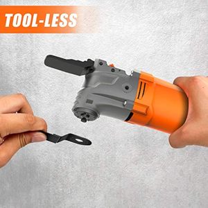 500W <strong>Oscillating</strong> Multitool Kit with 5&deg;Oscillation Angle 6 Variable Speed 31pcs Saw Accessories Auxiliary Handle and Carrying Bag - Product Image 4