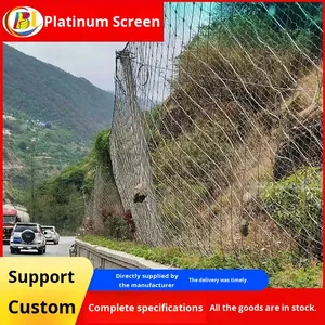 GPS2 Actief Beschermingsnet SNS Flexibel Staaldraad Krimptechniek Zeshoekige Gatvorm Hellingbeschermingsnet voor Hekwerk - Product Image 3