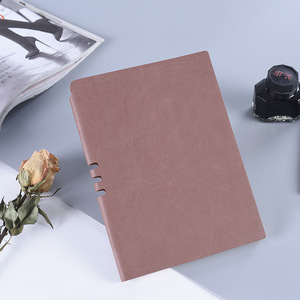 Wholesale A6 Simple and Fresh Hardcover <strong>Notebook</strong> On-Demand Business Office Diary <strong>with</strong> Leather Cover Paper Cover Gift - Product Image 5