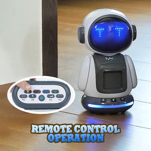 AiJH STEM Learning RC робот перезаряжаемый с программируемыми действиями карты чтения с дистанционным управлением робот игрушка для детей - Product Image 5