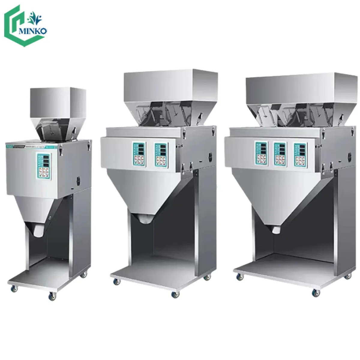 Máquina semiautomática de envasado de polvo de harina de yeso seco, máquina de envasado de llenado de pesaje de gránulos de partículas de granos de té