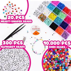 Glass Beads Manufacturers Wholesale 24 Colors <strong>Diy</strong> Glass Bracelets Beads 3mm <strong>Craft</strong> for Jewelry Making Kit