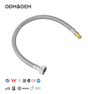 Pmw thép không gỉ bền bện linh hoạt nhà vệ sinh vòi phòng tắm hệ thống ống nước bên trong pex ống đồng phù hợp 10 thanh nhà bếp - Product Image 1