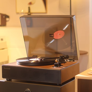 Adaptador de fonógrafo Retro de alta calidad, reproductor de discos de vinilo de madera Vintage, salida USB de 12V, entrada auxiliar estéreo para accesorio de Audio y vídeo - Product Image 1
