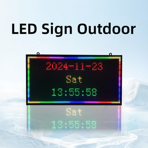 64*32cm P2.5 P4 P5 LED programmabile a scorrimento RGB ad alta luminosità scheda elettronica digitale per la pubblicità aziendale - Product Image 2