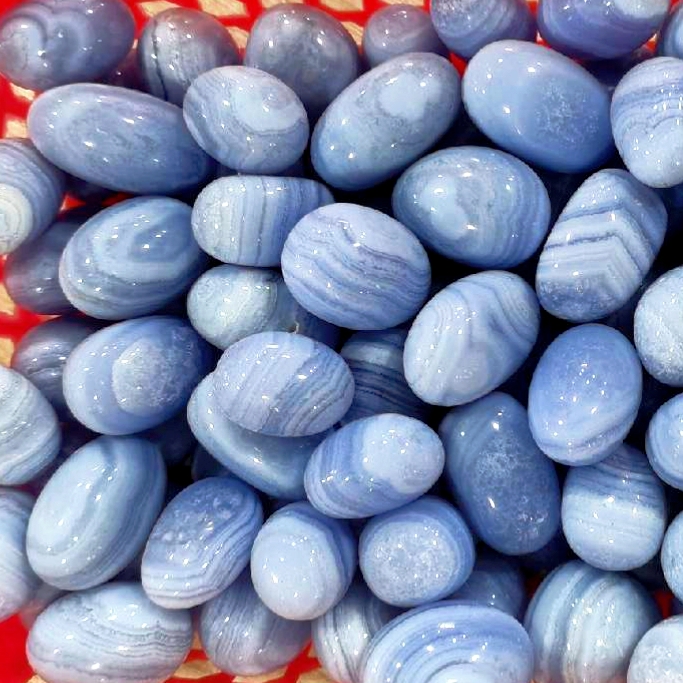 Agate dentelle bleue