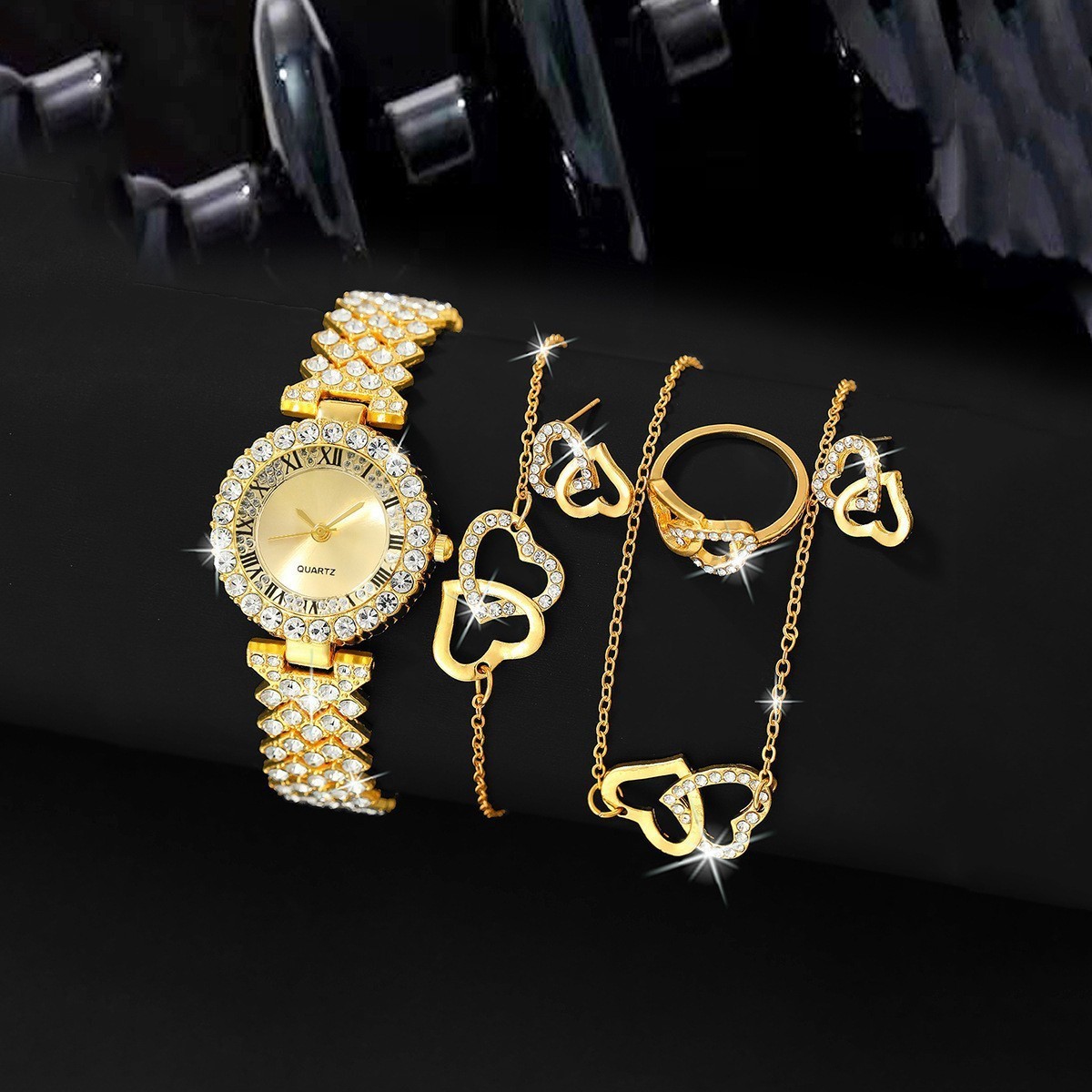 Gold A4 gold + gold heart (no box)