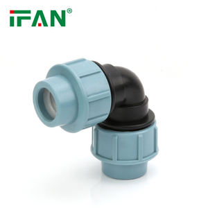 IFAN <strong>ASTM</strong> D3350 PE <strong>Water</strong> Compression Fitting Irrigation Tee Elbow Coupling HDPE Pipe Fitting PN16 PP Fitting - Product Image 4