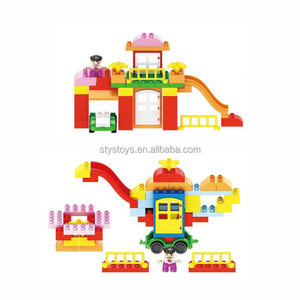 Juegos de bloques de construcción educativos Diy de plástico, 49 Uds., rompecabezas, bloques de construcción, modelo de Juguetes - Product Image 4