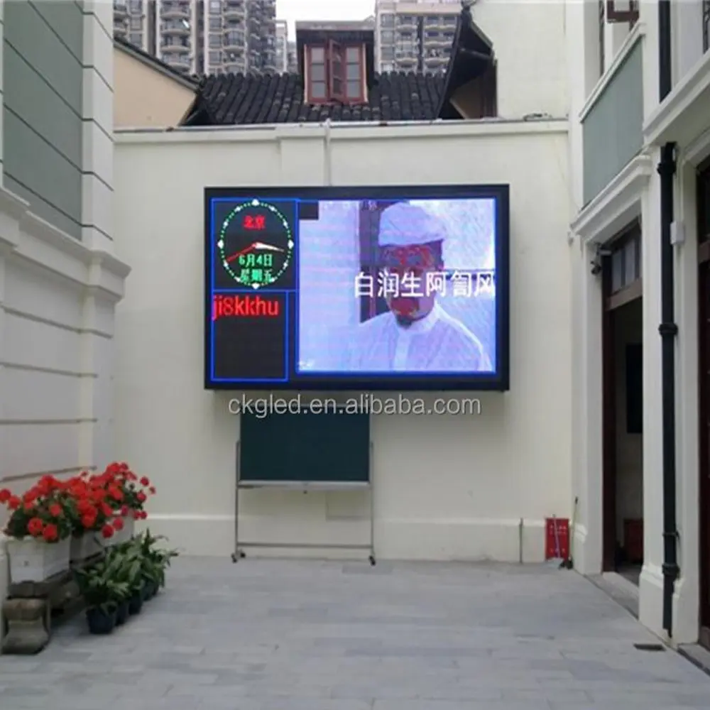 Preço de fábrica criativo hd tv grande gigante propaganda p8 led exibição ao ar livre