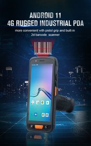 Colector de datos de escáner portátil Android 11,0 OS PDA con capacidad de memoria recargable de 4GB 2D NFC y Wi-Fi para terminales-¡en stock! - Product Image 4